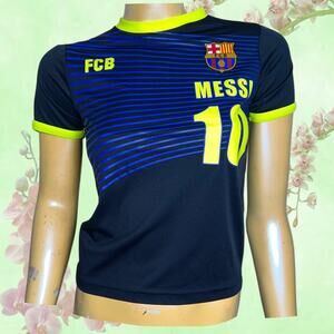 Neon Messi Baby Jersey Top